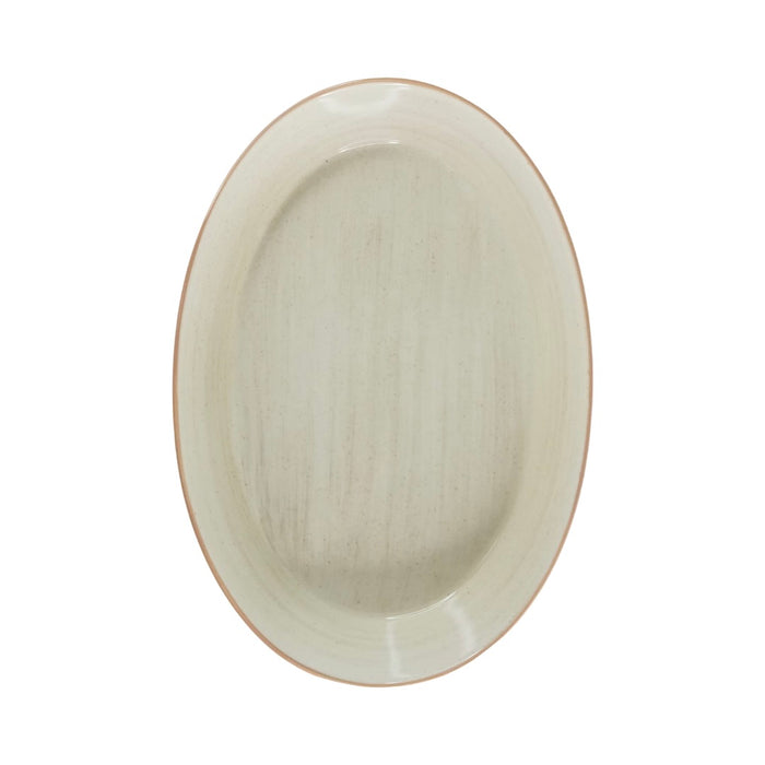 رويال ألفريدو طاجن فرن بيضاوي كبير (26*37.5سم) سيراميك بيج -oval-IV