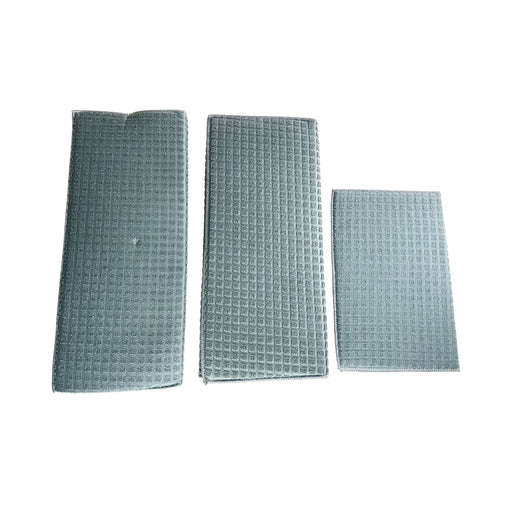 طقم فوط ٣ قطع صفاية مطبخ رمادى مايكروفايبر - DH2025-034G