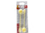 بيدريني طقم 2 ملعقة عسل بلاستيك أصفر - P0054-420