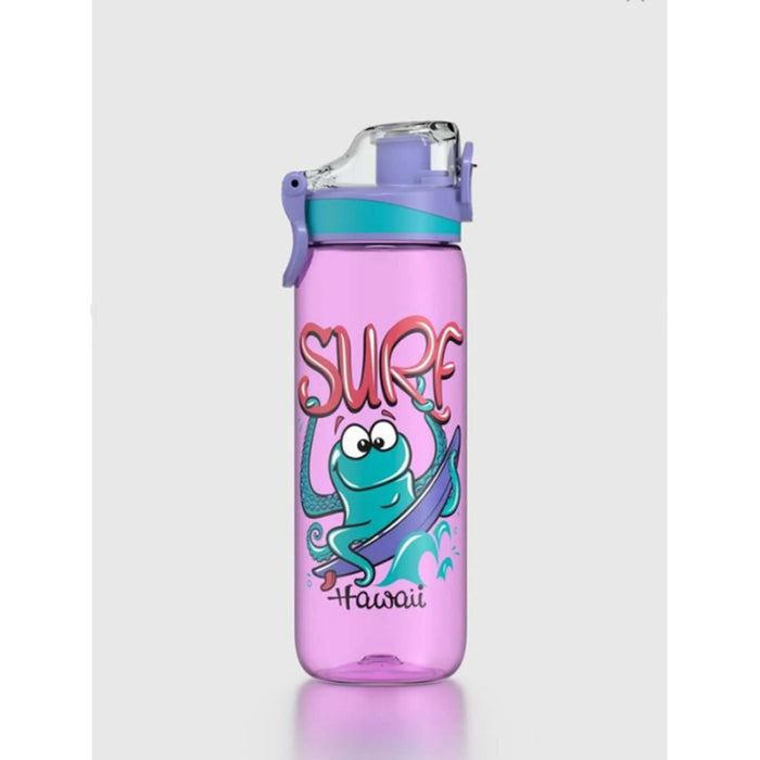 رينجا زجاجة مياة بشفاطة 630 مل بلاستيك روز  - 912171P