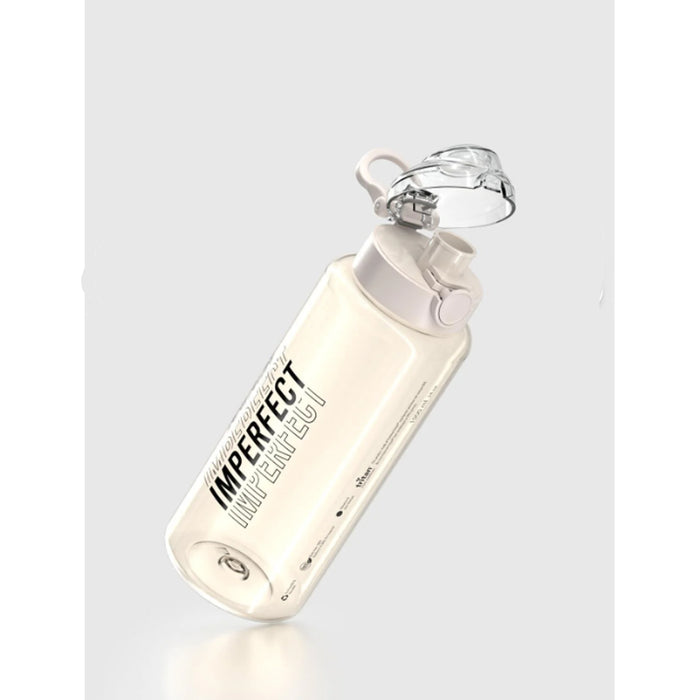 رينجا زجاجة مياة بشفاطة 1 لتر بلاستيك ابيض - 912138W