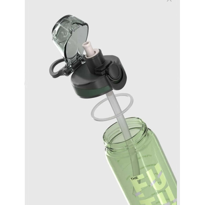 رينجا زجاجة مياة بشفاطة 630 مل بلاستيك اخضر - 912170G