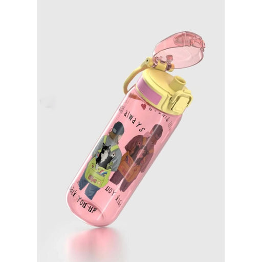 رينجا زجاجة مياة 630 مل بلاستيك روز - 912163R