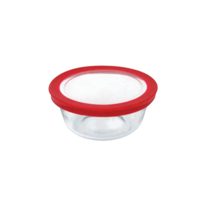 مارينكس طاجن  دائري بغطاء 1.2 لتر زجاج شفاف - GD6313.01