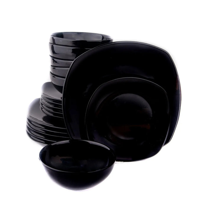 كوتاهيا طقم عشاء 12 قطعة سيراميك اسود - SQSETBL
