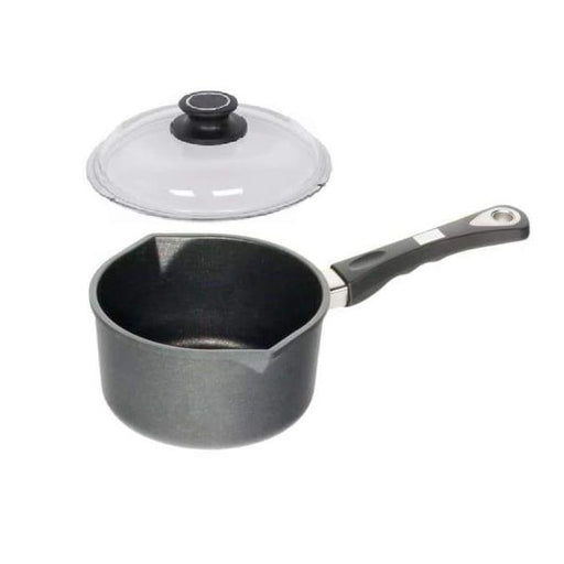 أيه-أم-تى كسرولة بفوهة وغطاء كاست ألومنيوم ٢٠ سم أسود - 1120_E AMT AMT