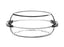 بوركام حلة زجاج بيضاوي (٢.٢٥ لتر) بغطاء شفاف - 59022/61