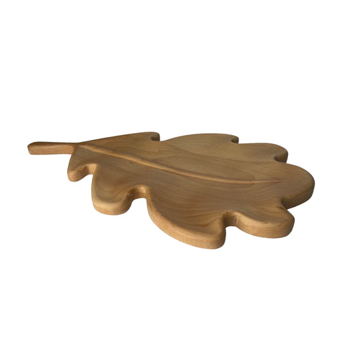 سيرفيس تقديم شكل ورقة شجر خشب (٤٩*٢٩ سم) بيج - 158007