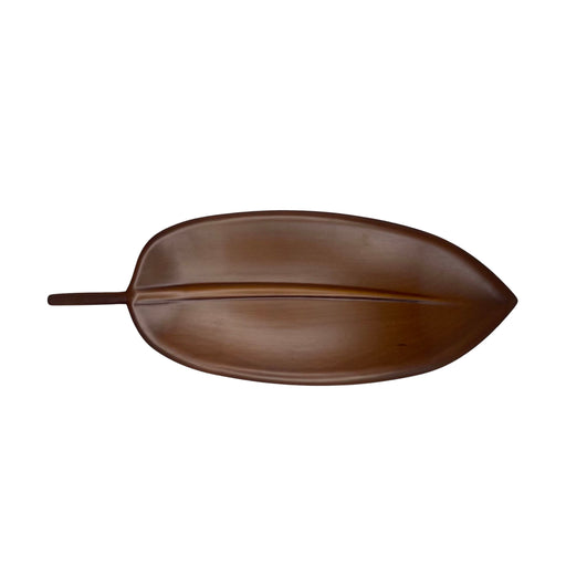 سيرفيس تقديم شكل سنبلة خشب (٥٨*١٩ سم) بني غامق - 158015