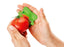 رفايع المطبخ  ميتالتيكس قطاعة طماطم وخضار بلاستيك بشفرة استانلس ستيل أخضر - 201252780  Metaltex