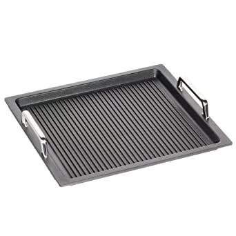 أيه-أم-تى جريل بيد كاست ألومنيوم (٣٦*٣٣ سم) أسود-23733GG AMT AMT