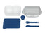 لوك اند لوك علبة بلاستيك مقسمة مع شوكة و سكينة 1 لتر  - HPL817L
