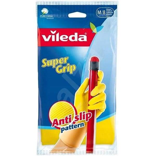 فيليدا قفاز تنظيف ضد الانزلاق متوسط اصفر - 40050 Vileda Vileda