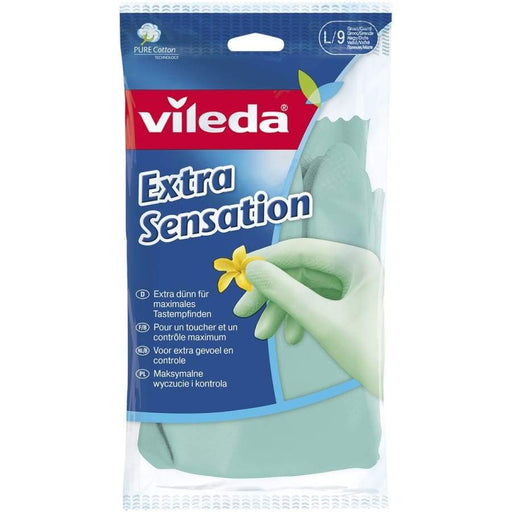 فيليدا قفاز تنظيف مطاط كبير اخضر - 40126 Vileda Vileda