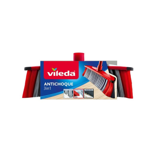 فيليدا مكنسة ثلاثية منزلية بيد أحمر - 40191
