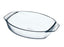 بيركس طاجن زجاج بيضاوي بيد (4 لتر) شفاف - 70268639
