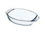 بيركس طاجن زجاج بيضاوي بيد ( 4 لتر) شفاف - 4503290