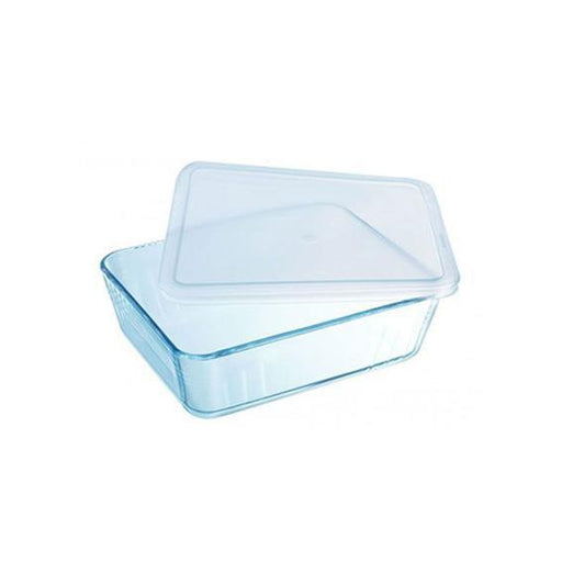 بيركس علبة طعام مستطيلة زجاجية بغطاء (١,٥ لتر) شفاف - 50520242 Pyrex Pyrex