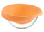 باشا باشا زيست بولة دائرية زجاج بغطاء سيليكون (3 لتر) برتقالي - 59614/61O