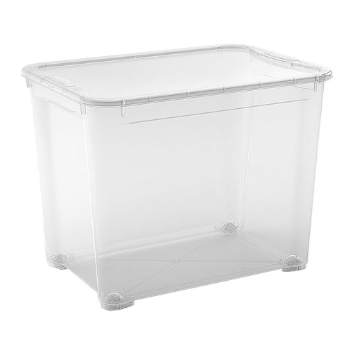 كايس تي صندوق تخزين بعجل 70 لتر (55.5*42.5*39 سم) بلاستيك شفاف - 8657000