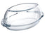 بوركام حلة زجاج بيضاوي (3 لتر) بغطاء شفاف - 59052/61