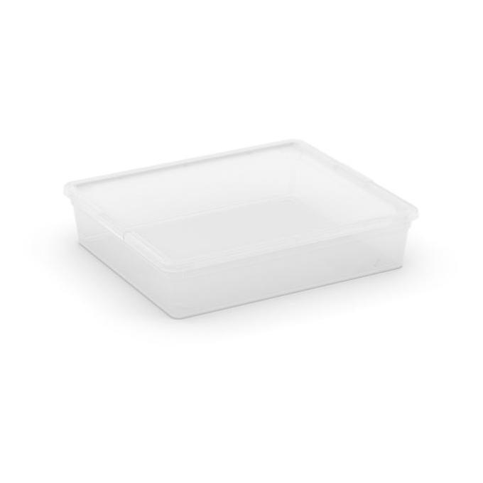 كايس سي صندوق تخزين مسطح (٣٤*٤٠*٩ سم) بلاستيك شفاف - 8390000 KIS KIS