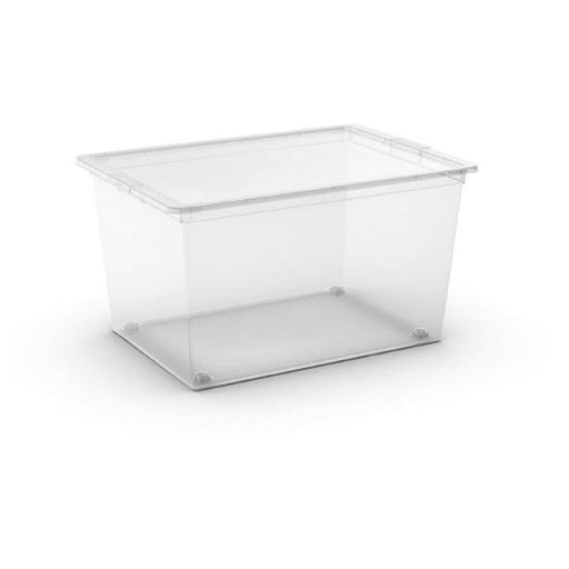 كايس سي صندوق تخزين بعجل ٥٠ لتر (٣٨.٥٠*٥٥*٣٠.٥٠سم) بلاستيك شفاف - 8417000 KIS KIS