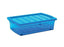 كايس صندوق تخزين تحت السرير  ٣٠ لتر بعَجل (٥٩ * ٣٩ * ١٦ سم) أزرق - 8631000B KIS KIS