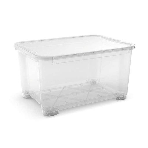 كايس تي صندوق تخزين بعجل 145 لتر (79.5*58*44 سم) بلاستيك شفاف - 8656000