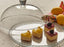 باشا باشا طبق تقديم حلويات مسطح بغطاء ٣٢ سم زجاج شفاف - 95198/61