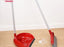 ليو فرشاة و جاروف بيد طويلة 75 سم بلاستيك احمر - C130006