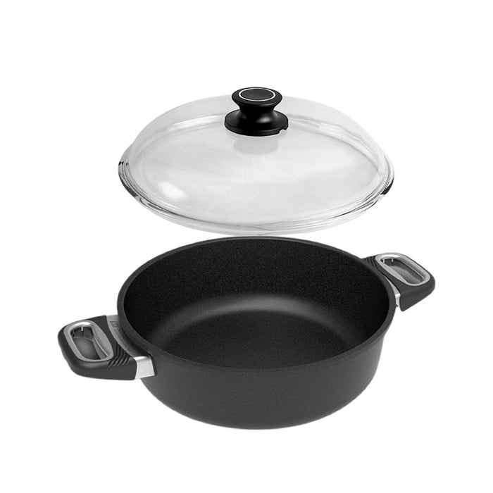أيه-أم-تى حلة طبخ كاست ألومنيوم 28 سم أسود - 828E