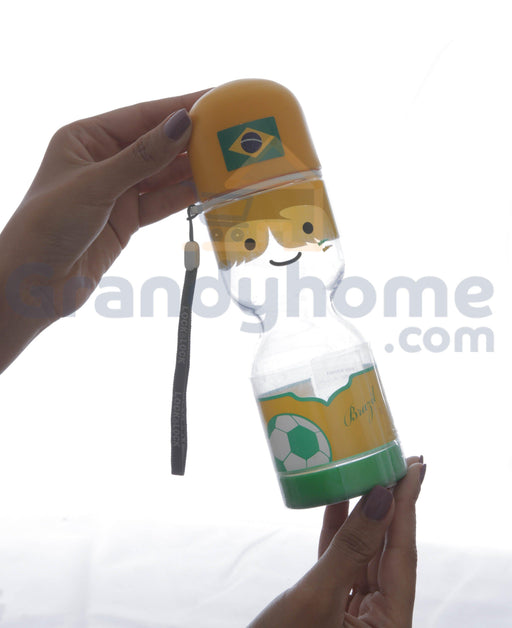 لوك اند لوك زجاجة مياة ٤٣٠ مل (منتخب البرازيل) أصفر- ABF667WB