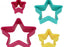 ميتالتيكس قطاعة بسكويت أشكال نجوم بلاستيك ألوان متعددة  - 22591204