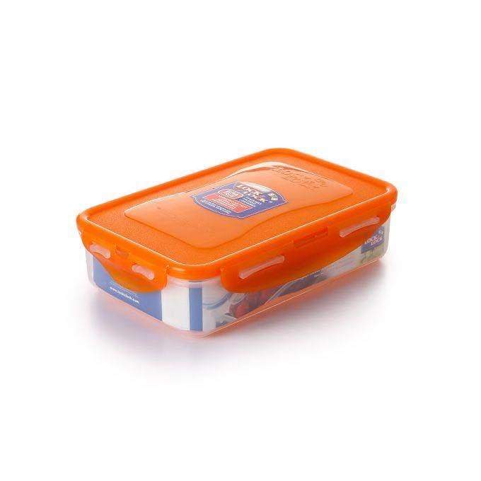 لوك اند لوك طقم علب بلاستيك ٣ قطعة (٣ * ٨٠٠ مل) برتقالي - HPL816SA3CO Lock & Lock Lock & Lock