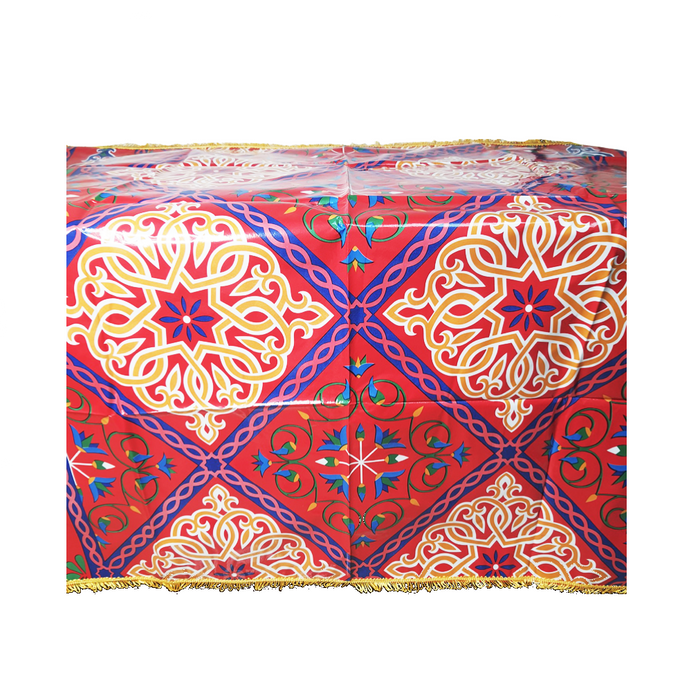 مفرش مائدة جلد خيامية رمضان مستطيل (144 * 138 سم) Multicolor - MW22G1
