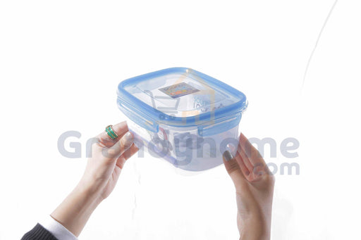 لوك اند لوك علبة بلاستيك ساوند لوك مستطيلة 1.5 لتر أزرق - LEP552