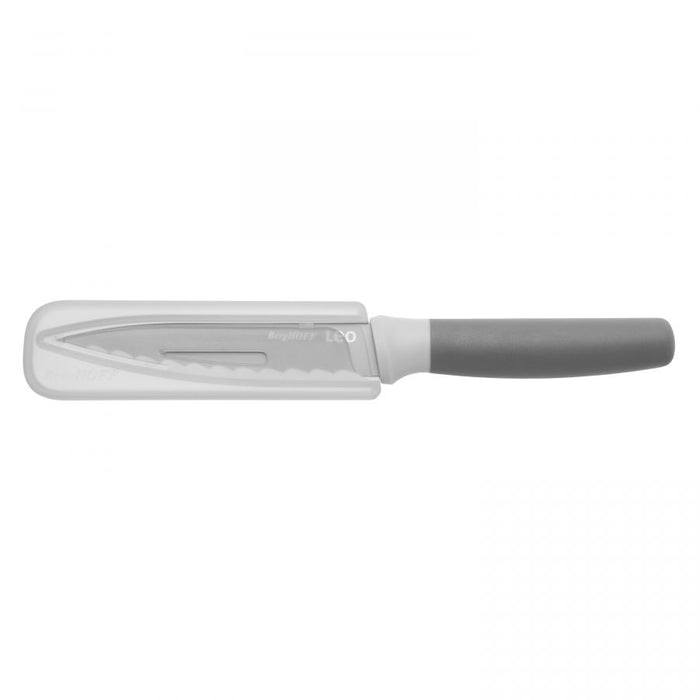 رفايع المطبخ  بيرج هوف ليو سكين مسننة متعددة الاستخدام ١١.٥ سم ستانليس ستيل رمادي - 3950045  Berghoff
