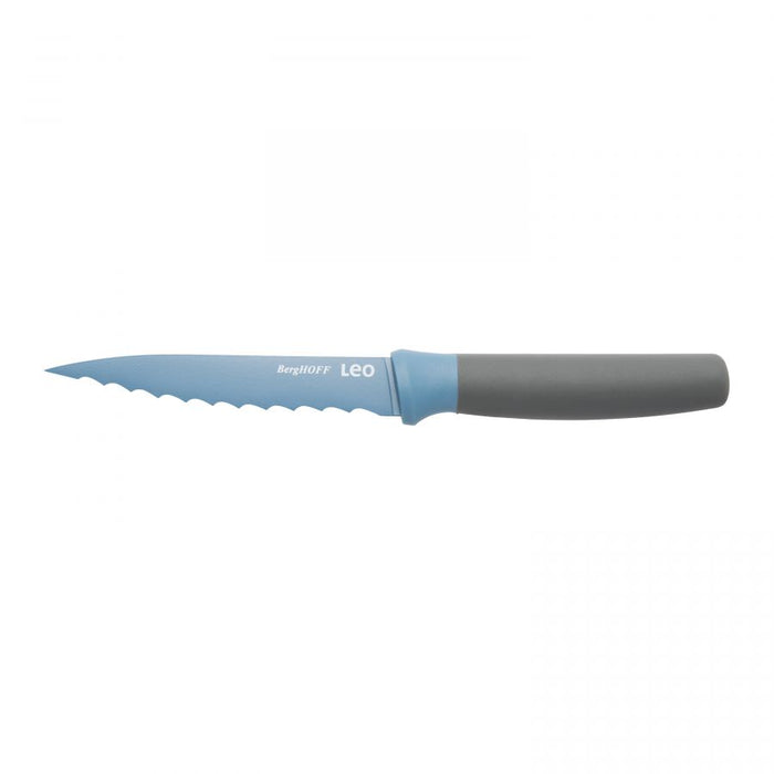 رفايع المطبخ  بيرج هوف ليو سكين مسننة متعددة الاستخدام ١١.٥ سم ستانليس ستيل أزرق - 3950114  Berghoff